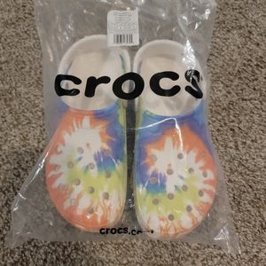 Tie Dye Crocs